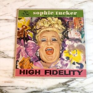 Sophie Tucker Her Latest and Greatest Spicy Songs Vinyl LP Mercury Wing